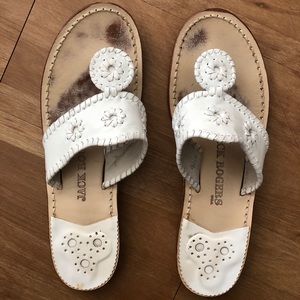 Jack Roger’s Flat Sandal - White size 9